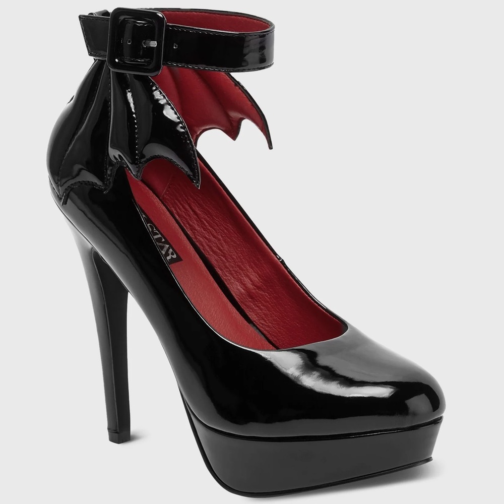 KILLSTAR CEMETERY LANE HEELS SIZE 8